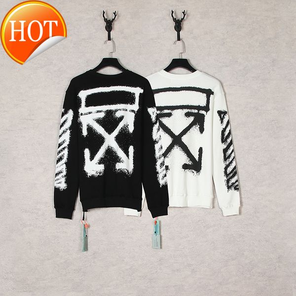 high fashion street chaopai style off graffiti hollstyle arrstyle round neck sweater men's and women's same casual bottoming shirt, Black
high fashion street chaopai style off graffiti hollstyle arrstyle round neck sweater men's and women's same casual bottoming shirt, Black