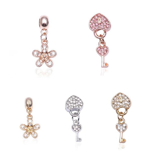 fits pandora bracelets 20pcs silver five petals flower dangle charm bead heart locker key fit pandora charms bracelet beads for 925 sterling, Black
fits pandora bracelets 20pcs silver five petals flower dangle charm bead heart locker key fit pandora charms bracelet beads for 925 sterling, Black