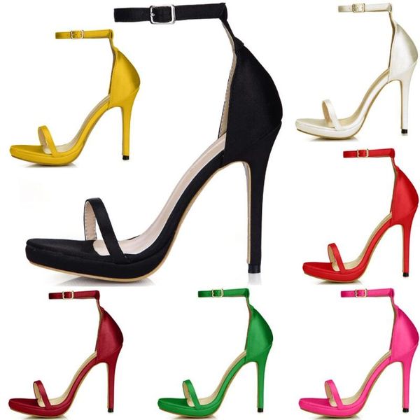 ivory satin elegant bridal party women shoes stiletto heel ankle strap sandals plus sizes sandales talon 0640a-13d, Black
ivory satin elegant bridal party women shoes stiletto heel ankle strap sandals plus sizes sandales talon 0640a-13d, Black