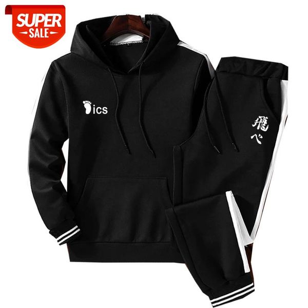 karasuno high school men's sportswear autumn winter casual tracksuit hoodies and pants two pieces sets sweatshirt couple outfit #u26f, Black
karasuno high school men's sportswear autumn winter casual tracksuit hoodies and pants two pieces sets sweatshirt couple outfit #u26f, Black