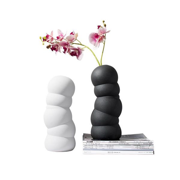 vases plain white matte ceramic vase nordic living room light luxury shaped flower decoration
vases plain white matte ceramic vase nordic living room light luxury shaped flower decoration