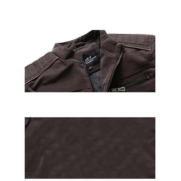 stimulating slim motorcycle style men s leather jacket high-quality stand-up collar retro comfortable windproof and warm travel commute, Black
stimulating slim motorcycle style men s leather jacket high-quality stand-up collar retro comfortable windproof and warm travel commute, Black