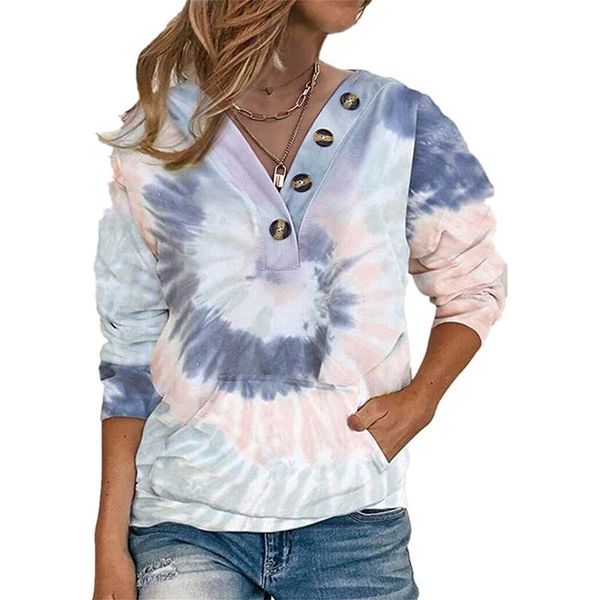 women's hoodies & sweatshirts 2021 autumn winter clothes loose tie-dye printing button long-sleeve female fashion casual pullovers, Black
women's hoodies & sweatshirts 2021 autumn winter clothes loose tie-dye printing button long-sleeve female fashion casual pullovers, Black