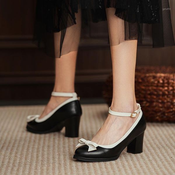 big size 33-43 women pumps sweet bowtie shoes vintage chunky female high heels party wedding prom footwear girls dress1, Black
big size 33-43 women pumps sweet bowtie shoes vintage chunky female high heels party wedding prom footwear girls dress1, Black