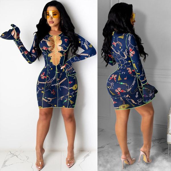 casual dresses autumn winter long flare sleeve bandage for women hollow out lace up v-neck club party bodycon mini dress vestidos, Black;gray
casual dresses autumn winter long flare sleeve bandage for women hollow out lace up v-neck club party bodycon mini dress vestidos, Black;gray