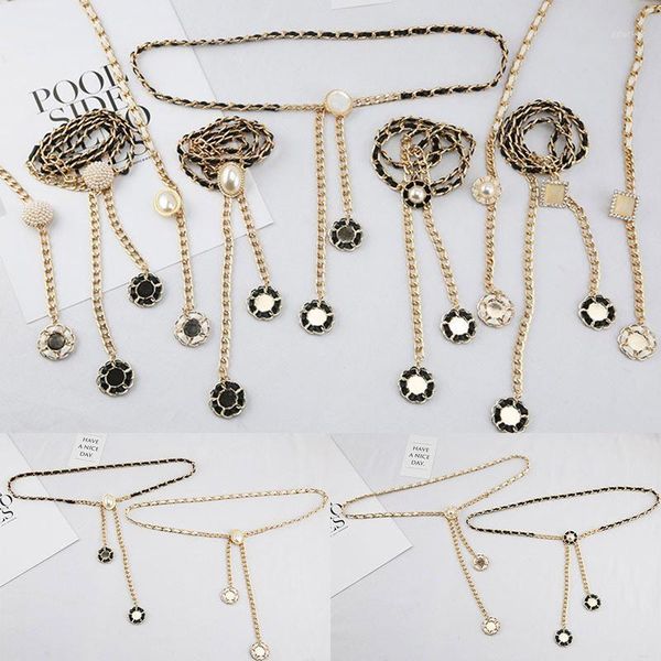 belts pearl chain belt female gold waist for women decorative women's dress metal beaded hook1, Black;brown
belts pearl chain belt female gold waist for women decorative women's dress metal beaded hook1, Black;brown