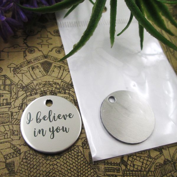 40pcs--stainless steel charms"i believe in you" more style choosing diy pendants fo necklace, Bronze;silver
40pcs--stainless steel charms"i believe in you" more style choosing diy pendants fo necklace, Bronze;silver
