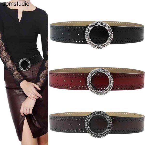 fashion women vintage hollow genuine leather wide belt metal beads round buckle decorative belts for dress waistband jeans, Black;brown
fashion women vintage hollow genuine leather wide belt metal beads round buckle decorative belts for dress waistband jeans, Black;brown