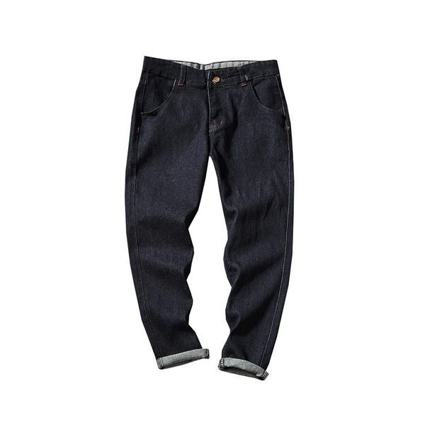 men's pants nice men jeans thin fashion voguedenim spring summer slim trousers, Black
men's pants nice men jeans thin fashion voguedenim spring summer slim trousers, Black