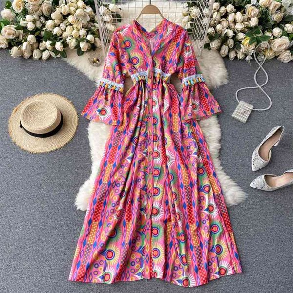 bohemian retro print v-neck fringe long flare sleeve loose slim a-line dress women fashion elegant vestidos de mujer r608 210527, Black;gray
bohemian retro print v-neck fringe long flare sleeve loose slim a-line dress women fashion elegant vestidos de mujer r608 210527, Black;gray