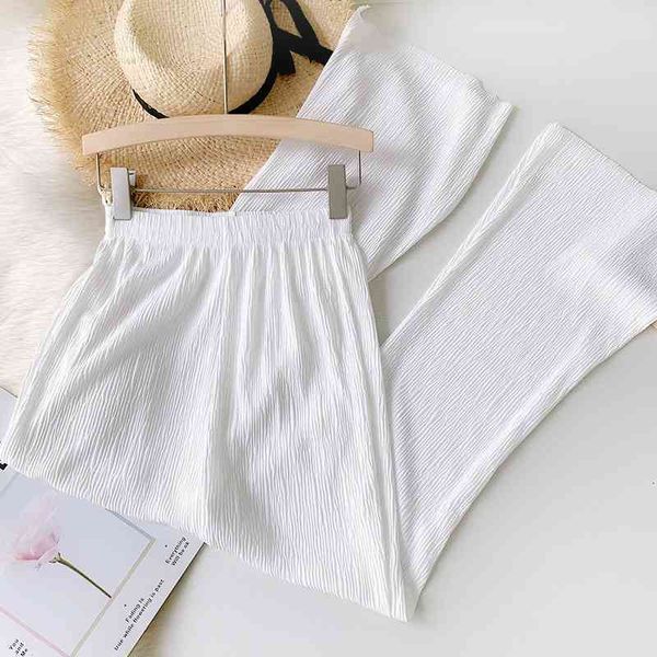 women's pants & capris summer white casual stretch high waist solid color wide leg female trousers long 0ojx, Black;white
women's pants & capris summer white casual stretch high waist solid color wide leg female trousers long 0ojx, Black;white