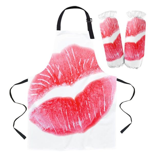 aprons red lips apron kitchen household cleaning barber baking accessories for woman
aprons red lips apron kitchen household cleaning barber baking accessories for woman