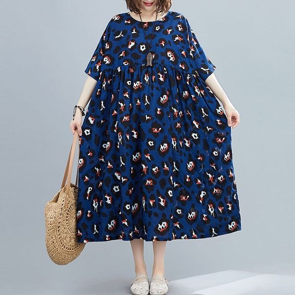 oversized women cotton casual dresses new summer simple style vintage print loose comfortable female long dress s2896 210412, Black;gray
oversized women cotton casual dresses new summer simple style vintage print loose comfortable female long dress s2896 210412, Black;gray