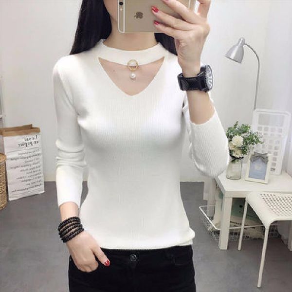womens knitwear pullover knitted beaded women sweaters full sleeve v neck solid sueter mujer autumn winter pull femme, White;black
womens knitwear pullover knitted beaded women sweaters full sleeve v neck solid sueter mujer autumn winter pull femme, White;black