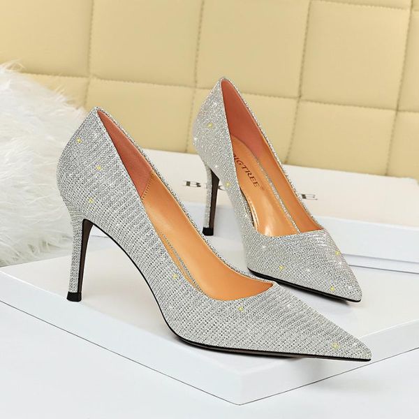 dress shoes 2021 women 8cm high heels glitter crystal pumps lady fetish elegant silver female footwear wedding gold bridal scarpins, Black
dress shoes 2021 women 8cm high heels glitter crystal pumps lady fetish elegant silver female footwear wedding gold bridal scarpins, Black