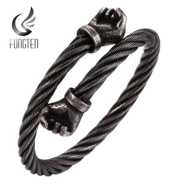 fongten hand shape for men metal opening stainless steel charms bracelet fashion jewelry bangle, Black
fongten hand shape for men metal opening stainless steel charms bracelet fashion jewelry bangle, Black