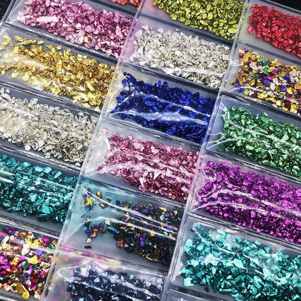 set broken glass stones crystal uv epoxy resin filler diy crafts nail art decorations jewelry making mold fillings, Silver;gold
set broken glass stones crystal uv epoxy resin filler diy crafts nail art decorations jewelry making mold fillings, Silver;gold