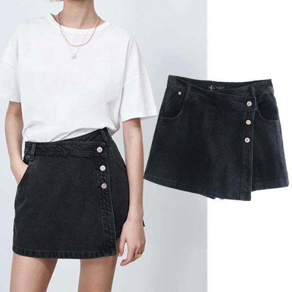 skirts withered a-line mini skirt women england high waist single breasted casual culotte faldas mujer moda 2021 denim womens, Black
skirts withered a-line mini skirt women england high waist single breasted casual culotte faldas mujer moda 2021 denim womens, Black