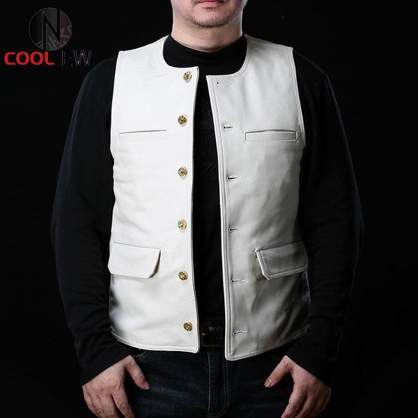 men's vests super offer read description asian size quality cowhide vest cow leather, Black;white
men's vests super offer read description asian size quality cowhide vest cow leather, Black;white