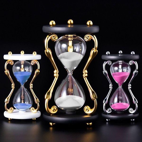 other clocks & accessories time hourglass 15/30 minutes timer luxury wrought iron metal home bedroom living room desk decoration ornaments
other clocks & accessories time hourglass 15/30 minutes timer luxury wrought iron metal home bedroom living room desk decoration ornaments
