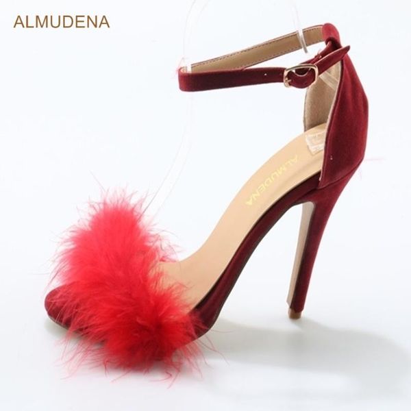 young girl's cute red fur sandals sweet stylish suede single strap dress shoes wrapped heel buckle women, Black
young girl's cute red fur sandals sweet stylish suede single strap dress shoes wrapped heel buckle women, Black