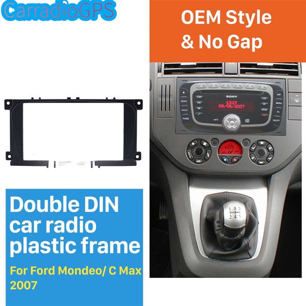 black double din car radio fascia for 2007 ford mondeo c max audio frame dvd panel cd trim face plate
black double din car radio fascia for 2007 ford mondeo c max audio frame dvd panel cd trim face plate