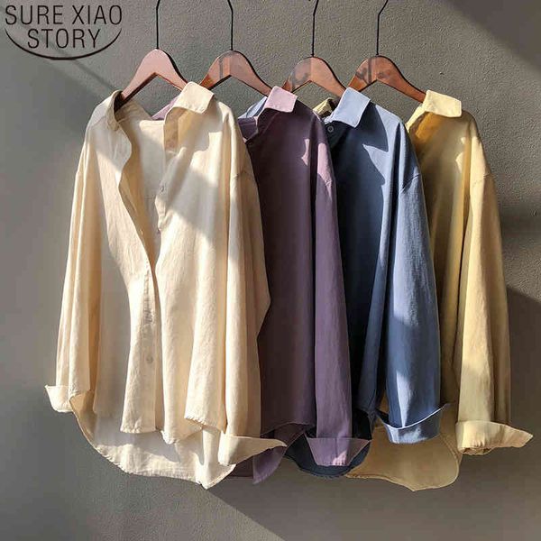 plus size clothing women cotton spring long sleeve shirt office lady casual loose solid shirts blusas 13134 210417, White 
plus size clothing women cotton spring long sleeve shirt office lady casual loose solid shirts blusas 13134 210417, White