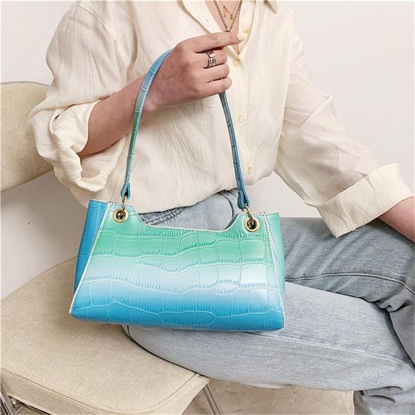 evening bags gradient color women handbag leather stone pattern small crossbody fashion chain ladies one-shoulder messenger bag sac
evening bags gradient color women handbag leather stone pattern small crossbody fashion chain ladies one-shoulder messenger bag sac