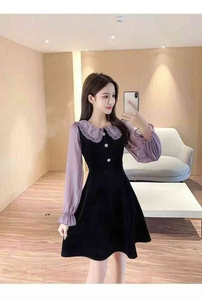 casual dresses purple vintage velvet a line aesthetic gothic high waist ladies club party dresses for women vestido 7ag6, Black;gray
casual dresses purple vintage velvet a line aesthetic gothic high waist ladies club party dresses for women vestido 7ag6, Black;gray