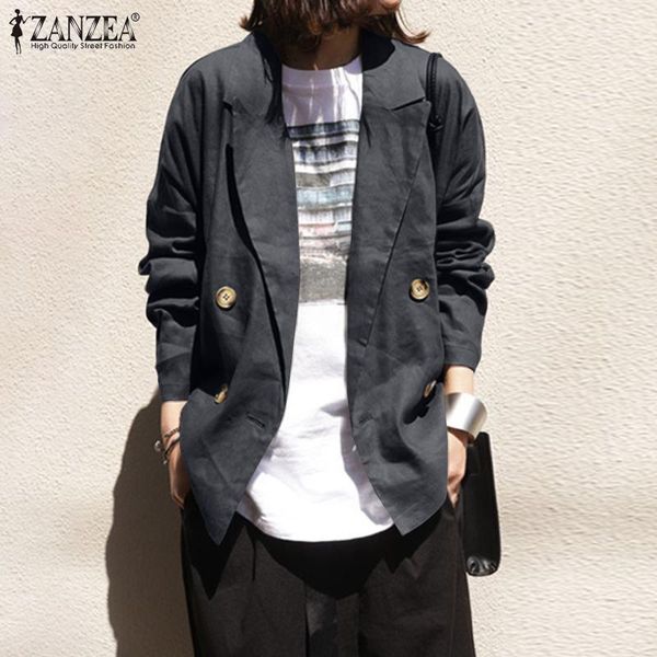 stylish women's autumn coats 2021 zanzea cotton blazers casual double breasted outwears female solid plus size cardigan suits &, White;black
stylish women's autumn coats 2021 zanzea cotton blazers casual double breasted outwears female solid plus size cardigan suits &, White;black