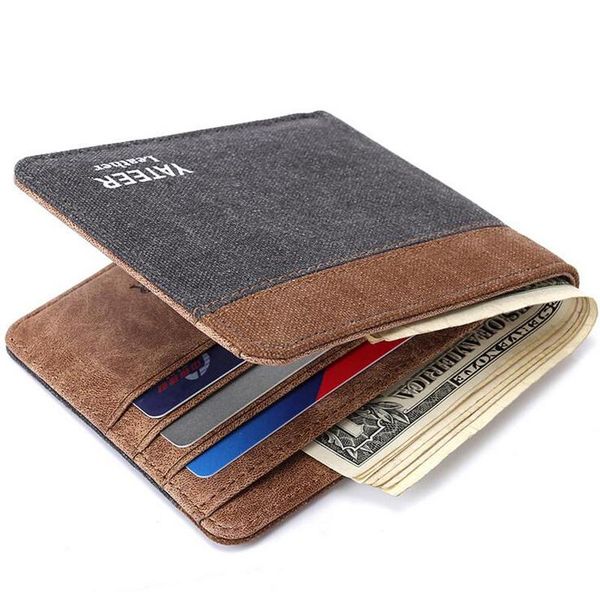 short designer fashion canvas with leather men's wallet purse for man male holder id card bag wallets, Red;black
short designer fashion canvas with leather men's wallet purse for man male holder id card bag wallets, Red;black