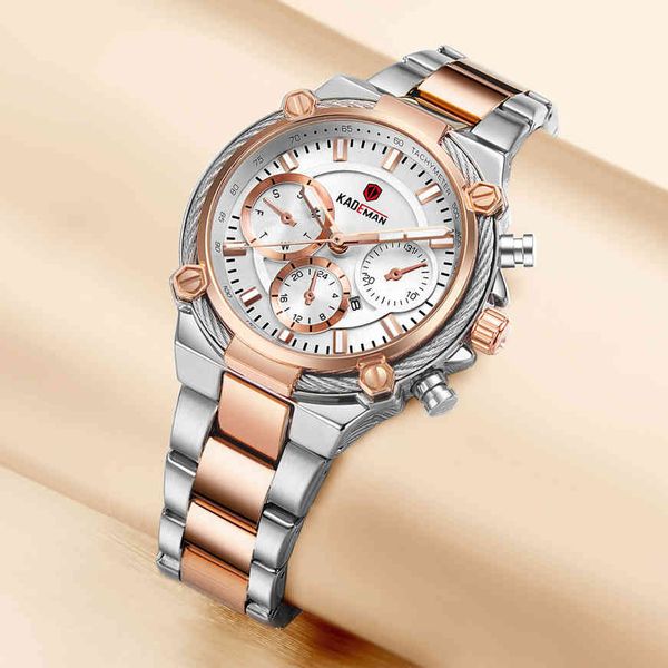 kademan rosegold fashion watches women's creative steel ladies bracelet quartz watch female clock relogio feminino montre femme, Slivery;brown
kademan rosegold fashion watches women's creative steel ladies bracelet quartz watch female clock relogio feminino montre femme, Slivery;brown