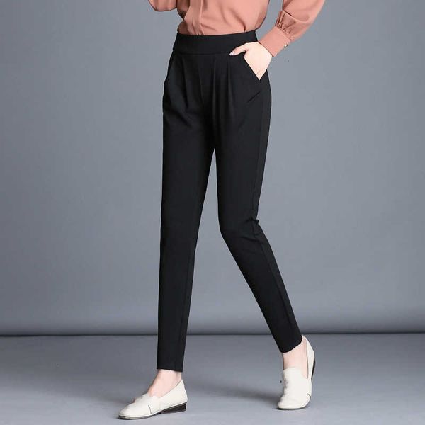 women's pants & capris s-4xl plus size women high waist long office ladies loose black pencil trousers spring summer suit pan e3ew, Black;white
women's pants & capris s-4xl plus size women high waist long office ladies loose black pencil trousers spring summer suit pan e3ew, Black;white