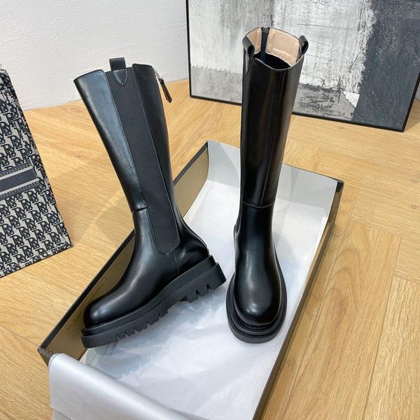 boots fashion high-tube knight 2022 round toe thick-soled thin elastic zipper but knee, Black
boots fashion high-tube knight 2022 round toe thick-soled thin elastic zipper but knee, Black