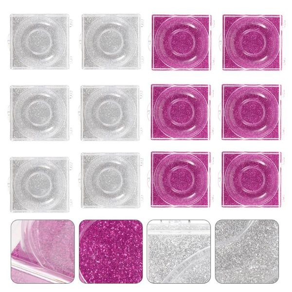12pcs square false eyelash boxes empty clear storage box (rosy, silver) eyelashes
12pcs square false eyelash boxes empty clear storage box (rosy, silver) eyelashes