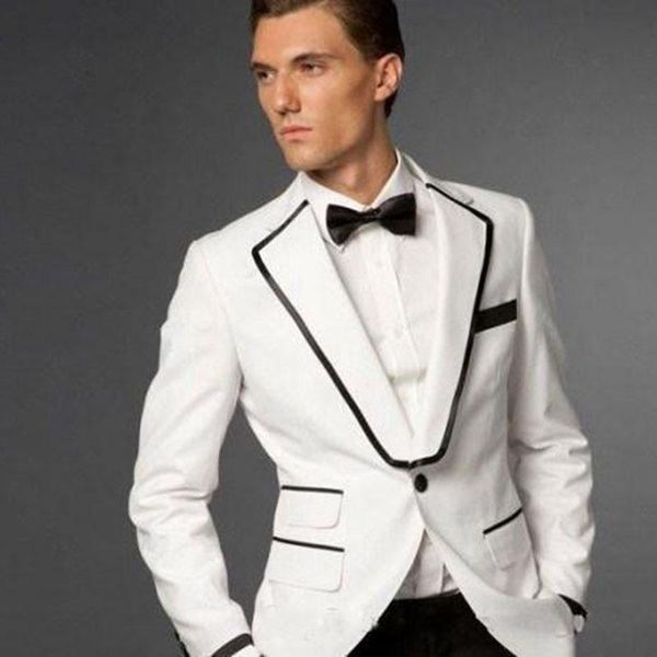 men's suits & blazers tpsaade costume homme white and black groom tuxedos formal mens groomsman bridegroom wedding suit for men, White;black
men's suits & blazers tpsaade costume homme white and black groom tuxedos formal mens groomsman bridegroom wedding suit for men, White;black
