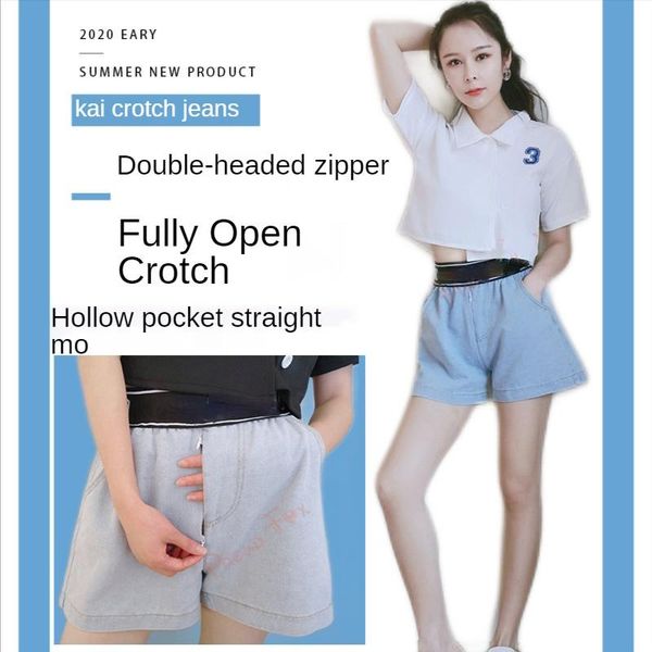 women's jeans outdoor convenient wear and take off invisible double headed zipper pants truth, Blue
women's jeans outdoor convenient wear and take off invisible double headed zipper pants truth, Blue