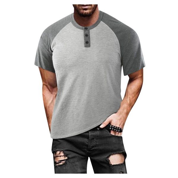 men's casual shirts slim short sleeve man 2021 summer o neck button patchwork shirt blouse camisa, White;black
men's casual shirts slim short sleeve man 2021 summer o neck button patchwork shirt blouse camisa, White;black