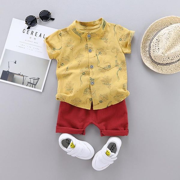 clothing sets boy casual baby girl's summer clothes short sleeve shirt and pants 2 pieces cotton products kids, White
clothing sets boy casual baby girl's summer clothes short sleeve shirt and pants 2 pieces cotton products kids, White