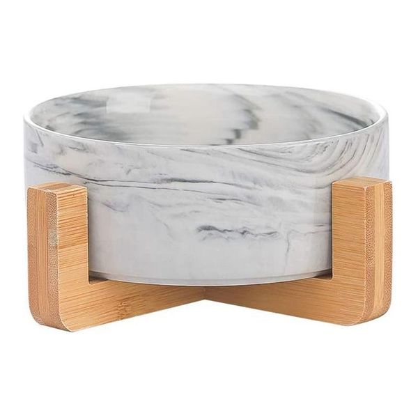 cat bowls & feeders marble style ceramic dog bowl dish with wood stand no spill pet food water feeder cats small dogs
cat bowls & feeders marble style ceramic dog bowl dish with wood stand no spill pet food water feeder cats small dogs