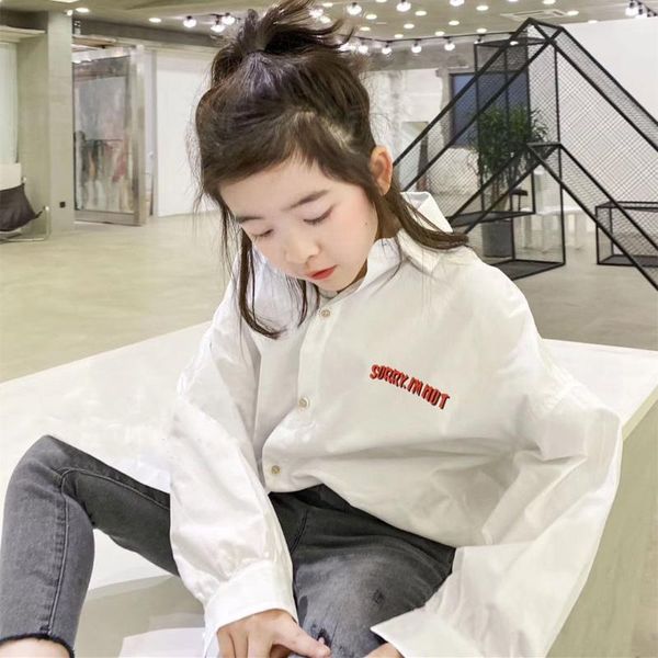 shirts children's clothing girl personality loose version shirt spring 2021 female baby jacket, White;black
shirts children's clothing girl personality loose version shirt spring 2021 female baby jacket, White;black