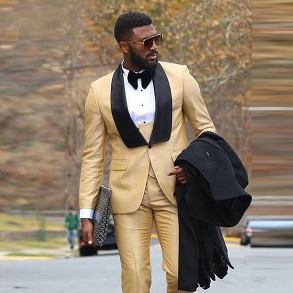 men's suits & blazers custom made stylish gold wedding tuxedos handsome man business formal evening slim fit groom plus size blazer set, White;black
men's suits & blazers custom made stylish gold wedding tuxedos handsome man business formal evening slim fit groom plus size blazer set, White;black