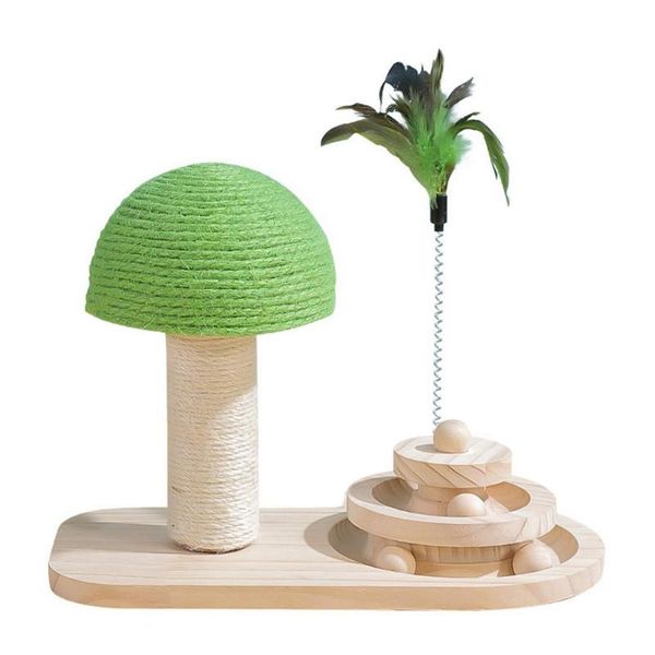 cat toys scratching post durable wooden mushroom wand roller toy turntable structure and exquisite design pet supplies household
cat toys scratching post durable wooden mushroom wand roller toy turntable structure and exquisite design pet supplies household