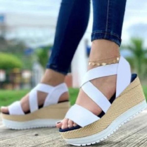 summer women wedges platform sandals high heels open toe espadrille gladiator cross strap ladies beach shoes, Black
summer women wedges platform sandals high heels open toe espadrille gladiator cross strap ladies beach shoes, Black