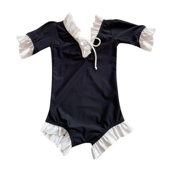 2022 new childrens swimsuit one-piece girls infant one-piece cute princess swimsuit, White
2022 new childrens swimsuit one-piece girls infant one-piece cute princess swimsuit, White