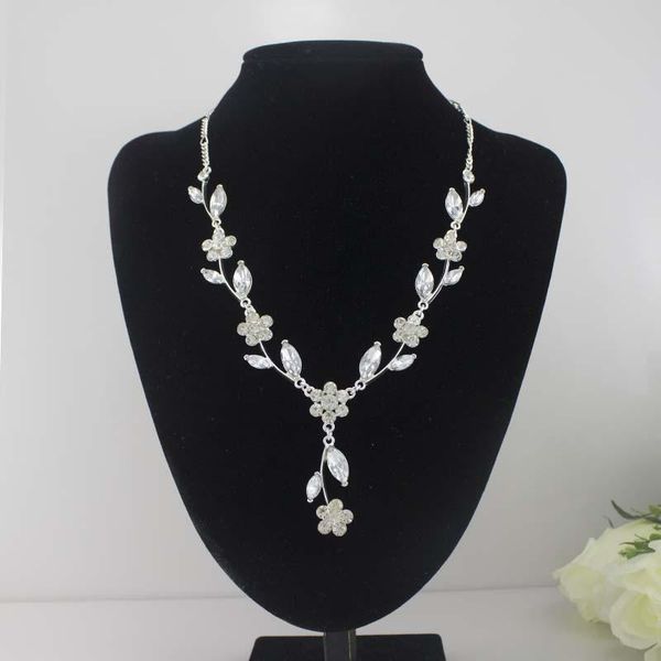 earrings & necklace tl015 bridal jewelry tassel flowers blossoming gentle piece wedding ceremony accessories, Silver
earrings & necklace tl015 bridal jewelry tassel flowers blossoming gentle piece wedding ceremony accessories, Silver