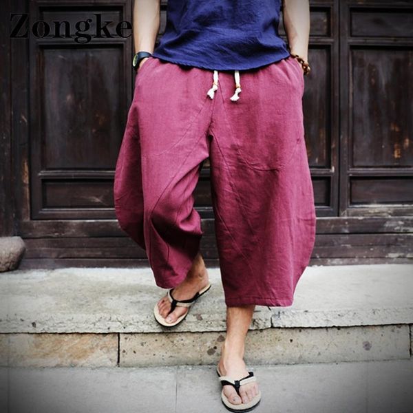 men's pants zongke 2021 linen harem men trousers casual joggers sweatpants hip hop streetwear male plus size m-5xl, Black
men's pants zongke 2021 linen harem men trousers casual joggers sweatpants hip hop streetwear male plus size m-5xl, Black