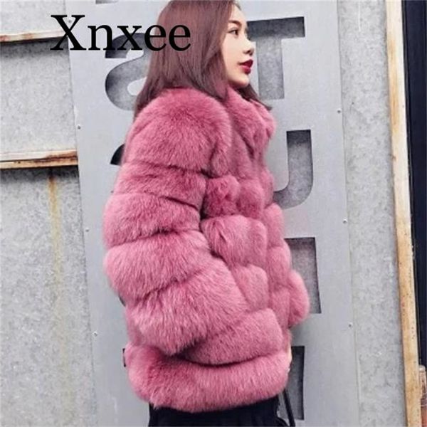 Women's Fur & Faux thick autumn winter coat insulation stand collar strip grass women casual wear D52T, Black
Women's Fur & Faux thick autumn winter coat insulation stand collar strip grass women casual wear D52T, Black