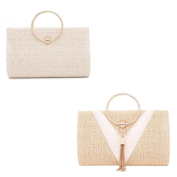 waist bags women's evening bag retro straw clutch with tassel ring handle handbag vintage crossbody party banquet purse
waist bags women's evening bag retro straw clutch with tassel ring handle handbag vintage crossbody party banquet purse