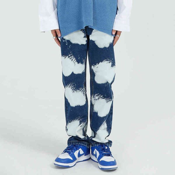 iefb middle waist graffiti tie dyeing process jeans for men korean fashion spring straight denim trousers for male 9y5419 210524, Blue
iefb middle waist graffiti tie dyeing process jeans for men korean fashion spring straight denim trousers for male 9y5419 210524, Blue